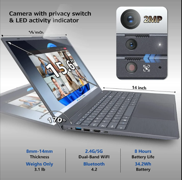 Intel Celeron Processor N5095A（4M Cache, up to 2.90 GHz